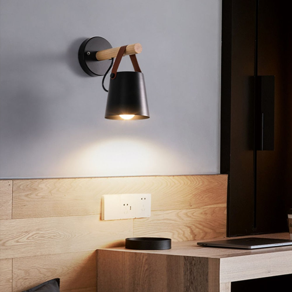 Scandinavische style wandlamp l 1+1 gratis