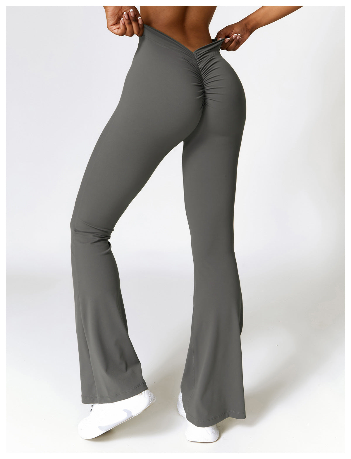 Flared legging met v-taille