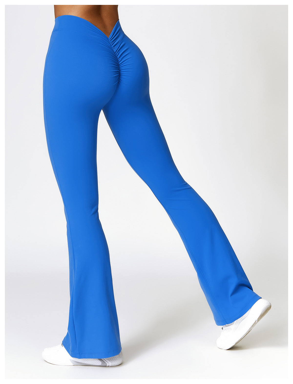 Flared legging met v-taille