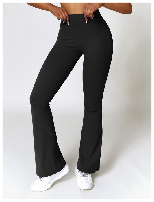 Flared legging met v-taille