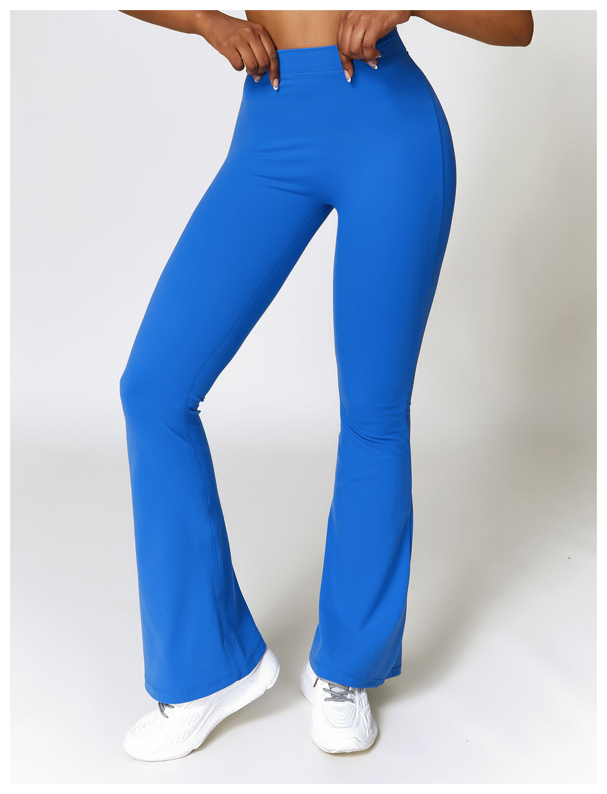 Flared legging met v-taille